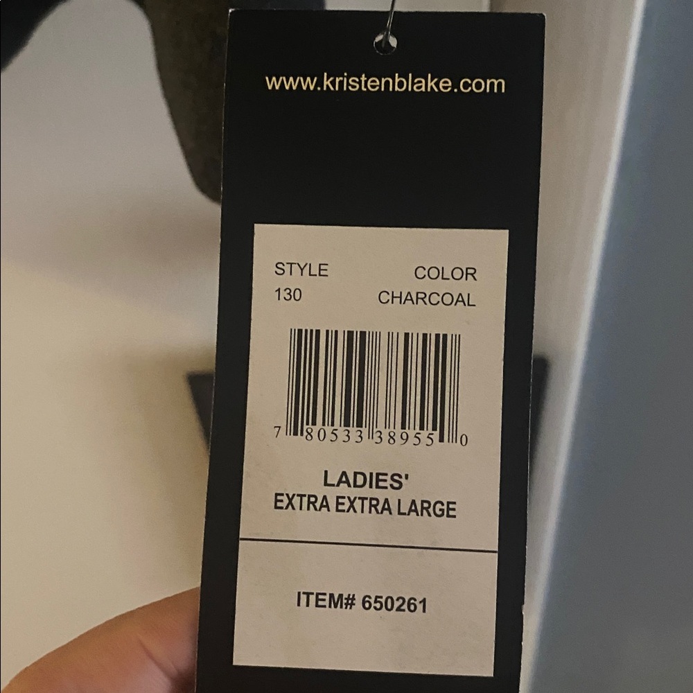 Kristen Blake cool coat. Charcoal gray. Size XXL. NWT. Wool/nylon blend. - Picture 5 of 6